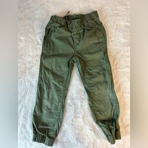 Gap Youth olive Green Jogger Small tie waist